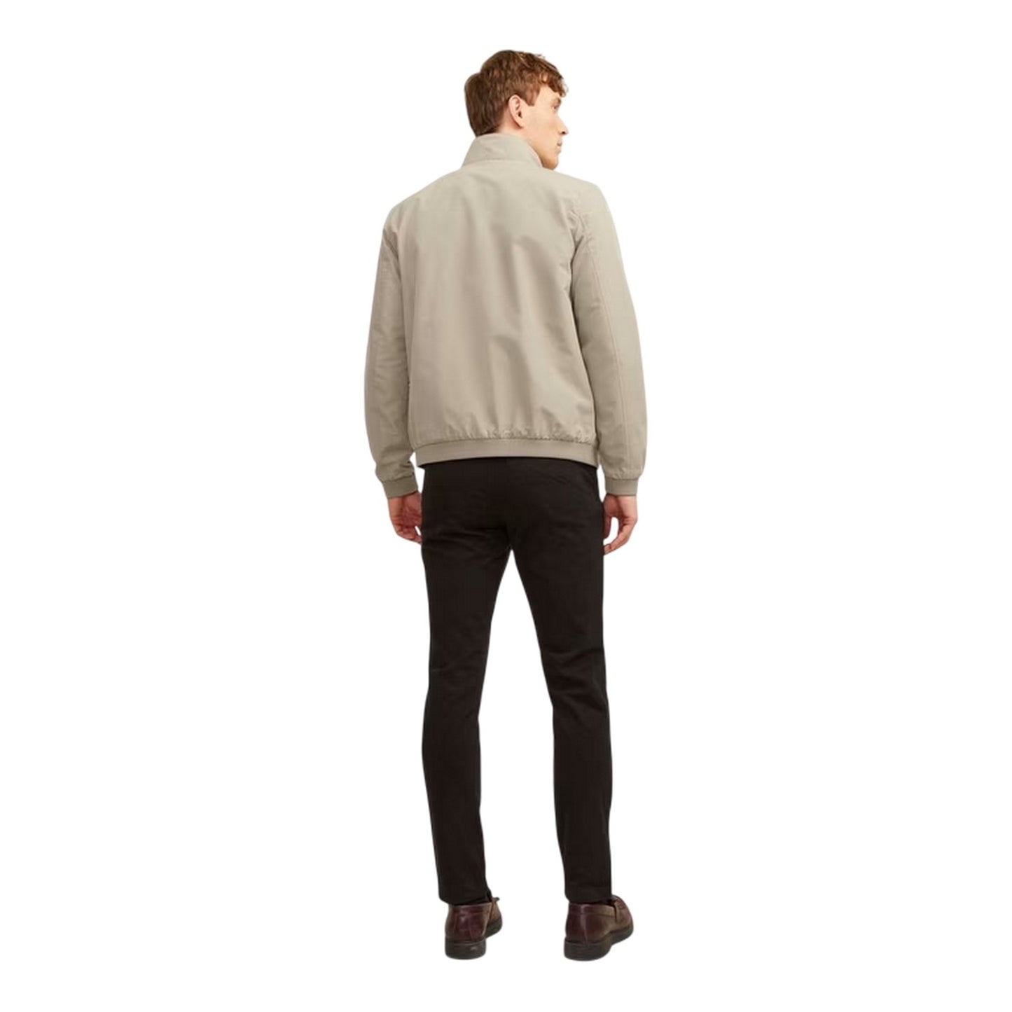 Crockery - Back - Jack And Jones Mens Rush Regular Harrington Jacket
