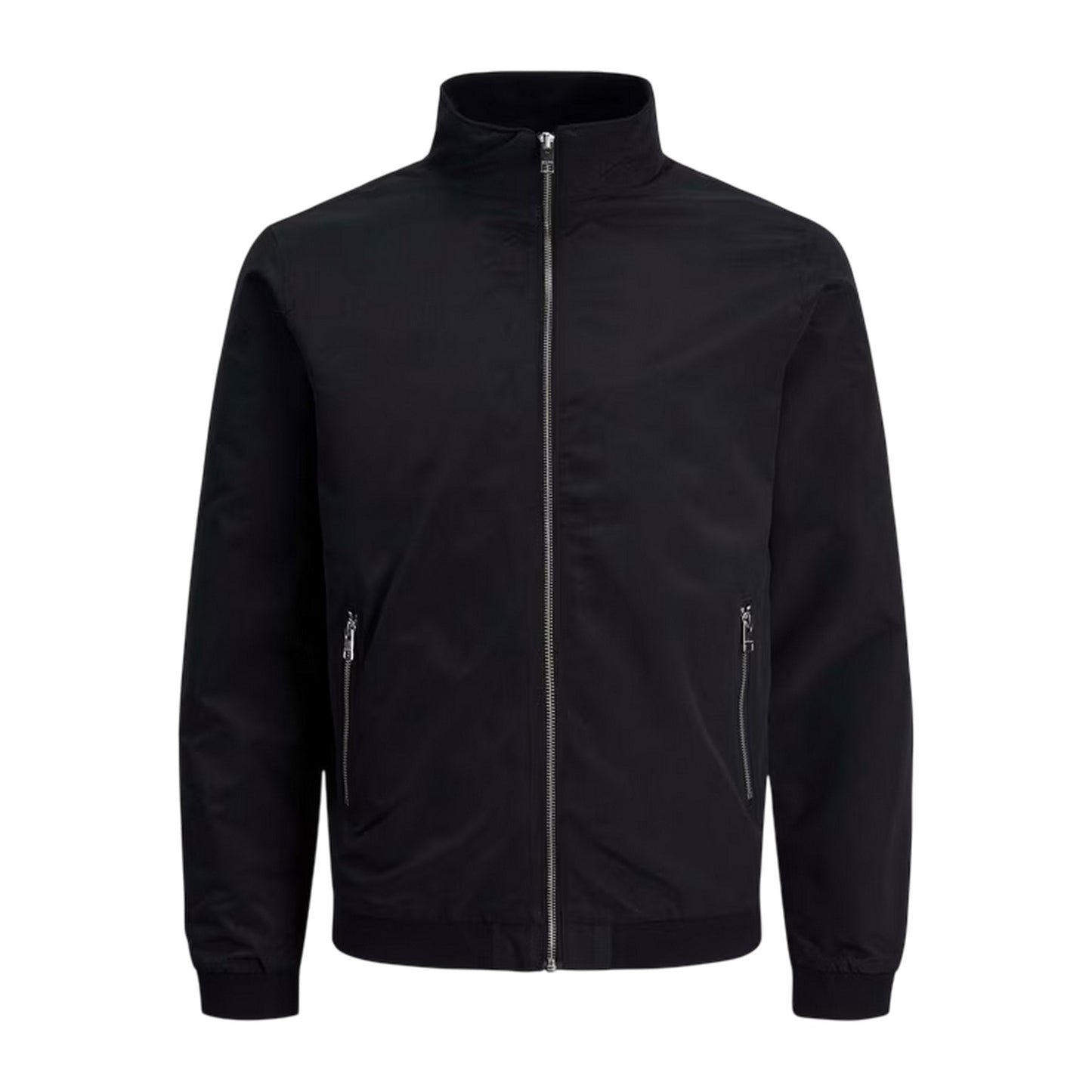 Black - Front - Jack And Jones Mens Rush Regular Harrington Jacket