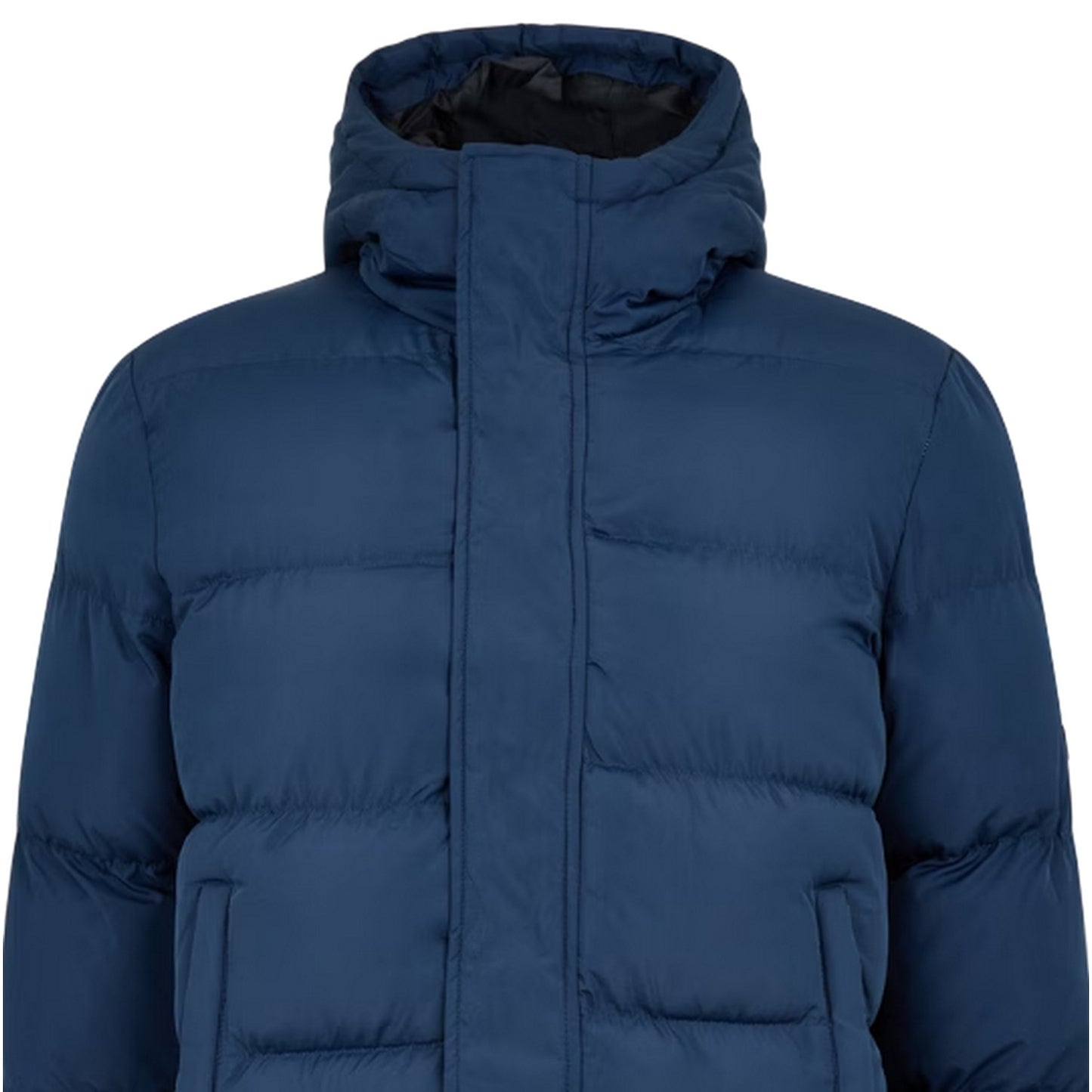 Navy - Side - NYC Mens Icefall Puffer Jacket