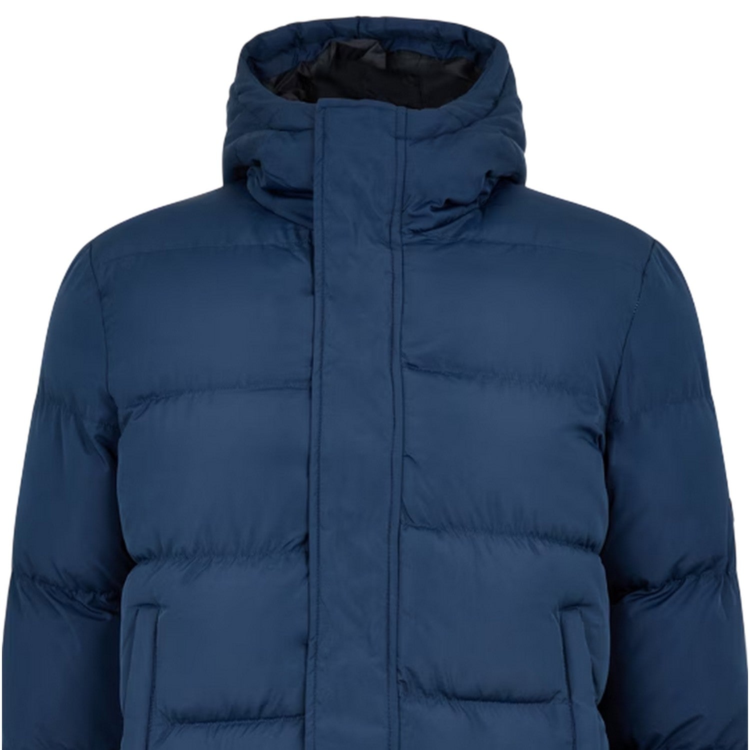 Navy - Side - NYC Mens Icefall Puffer Jacket