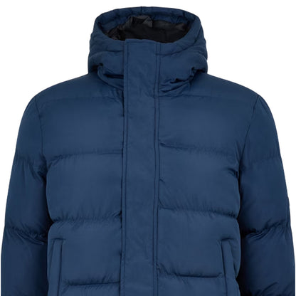 Navy - Side - NYC Mens Icefall Puffer Jacket