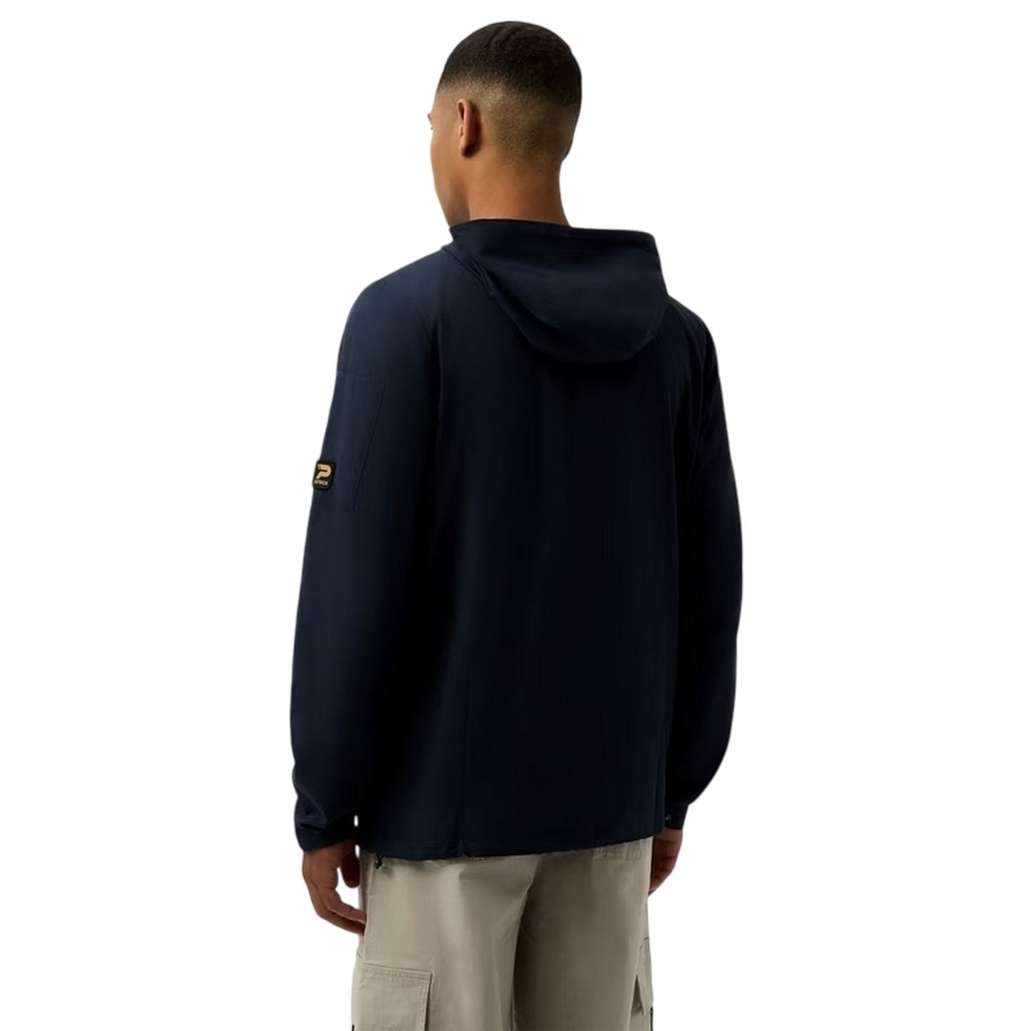 Navy - Back - Patrick Mens William Hooded Field Jacket