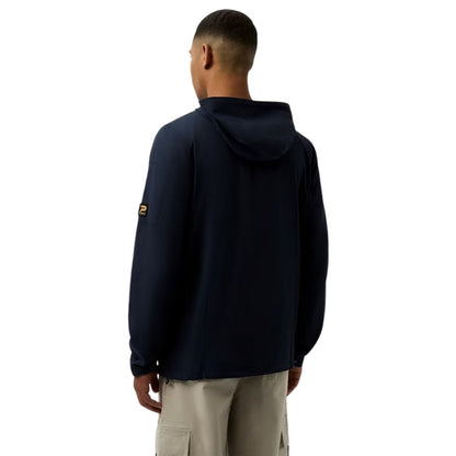 Navy - Back - Patrick Mens William Hooded Field Jacket