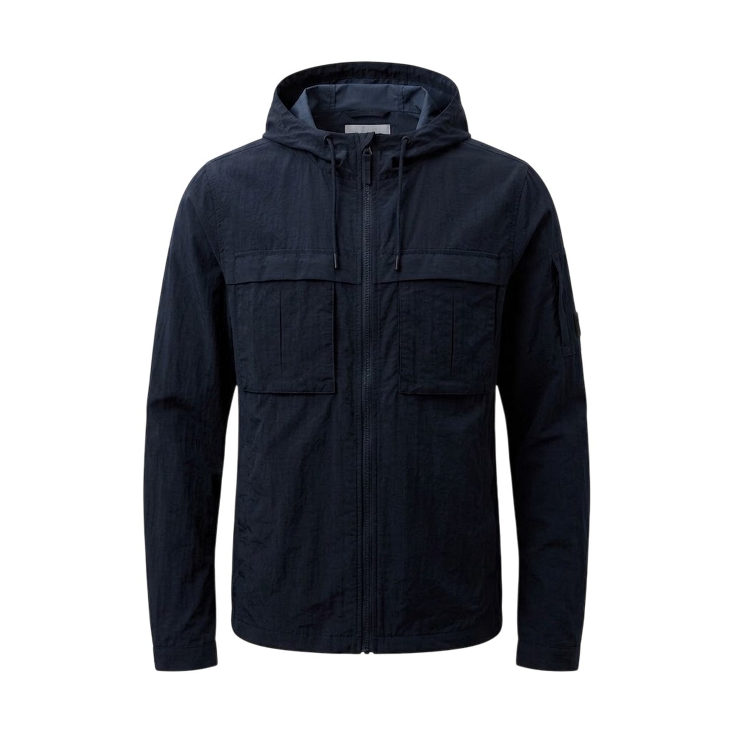 Navy - Front - Patrick Mens William Hooded Field Jacket