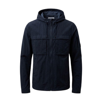 Navy - Front - Patrick Mens William Hooded Field Jacket