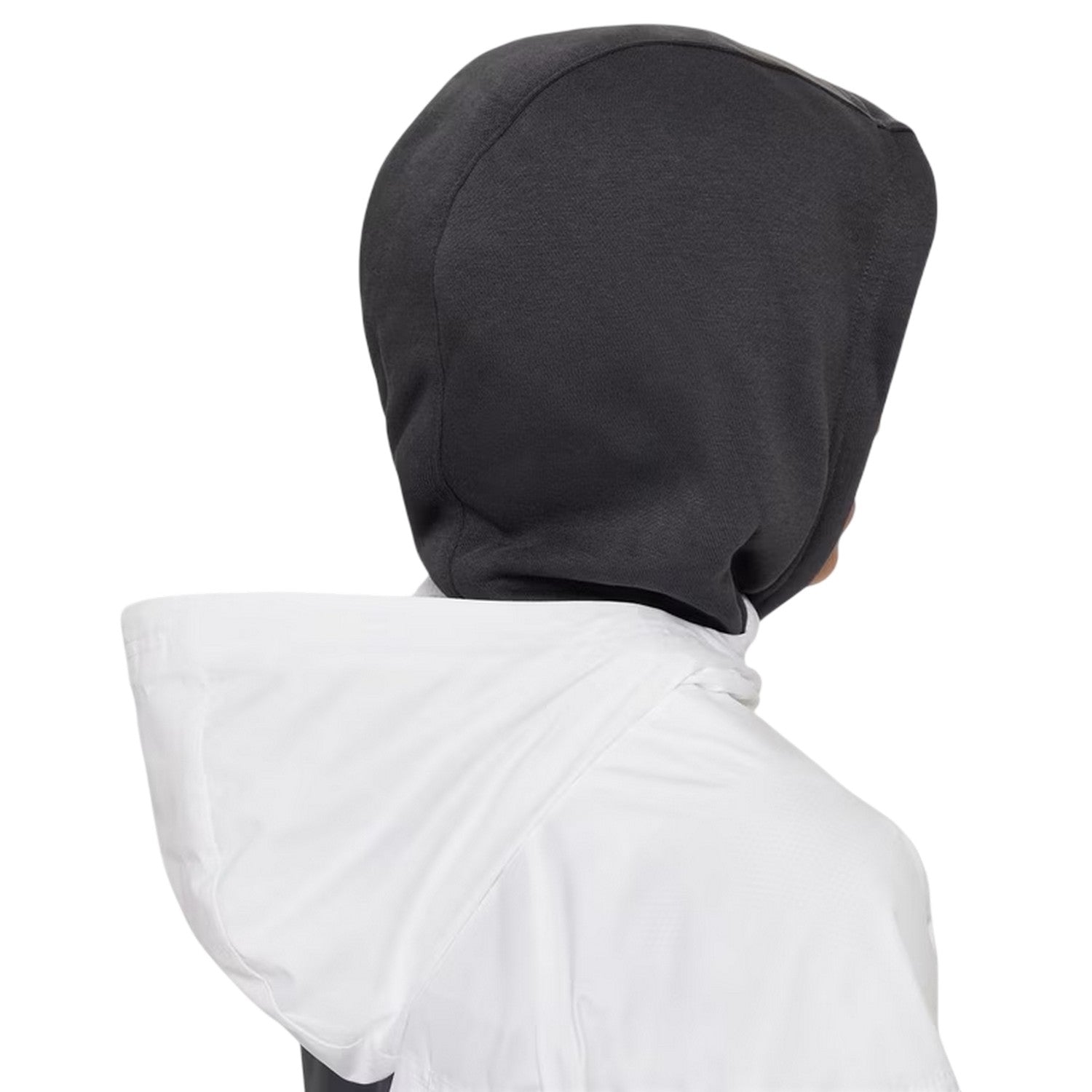 Black-White-Grey - Side - Nike Childrens-Kids Chevron Windbreaker