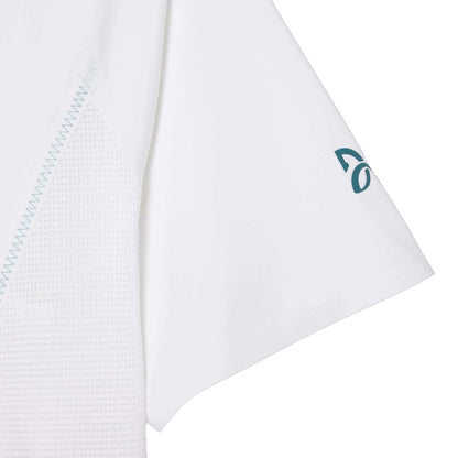 White - Side - Lacoste Mens Novak Djokovic Regular Tennis Polo Shirt
