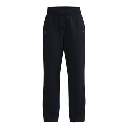 Black - Front - Nike Womens-Ladies Cotton Blend England FA Jogging Bottoms