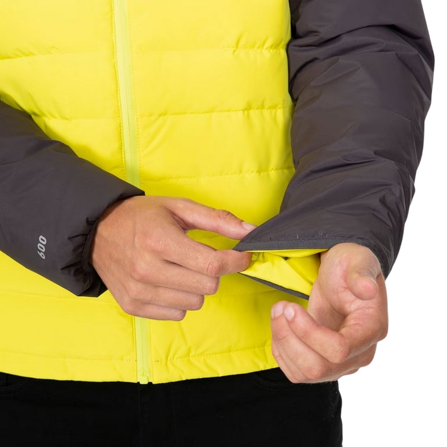 Limeade Yellow - Lifestyle - DLX Mens Benko Colour Block Down Jacket