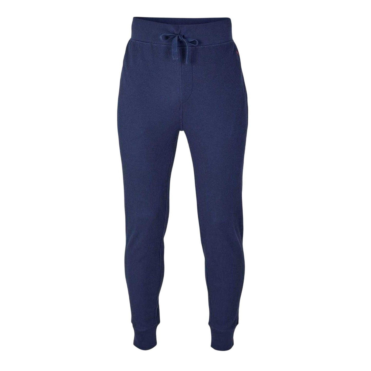 Navy - Front - Ralph Lauren Mens Waffle Joggers