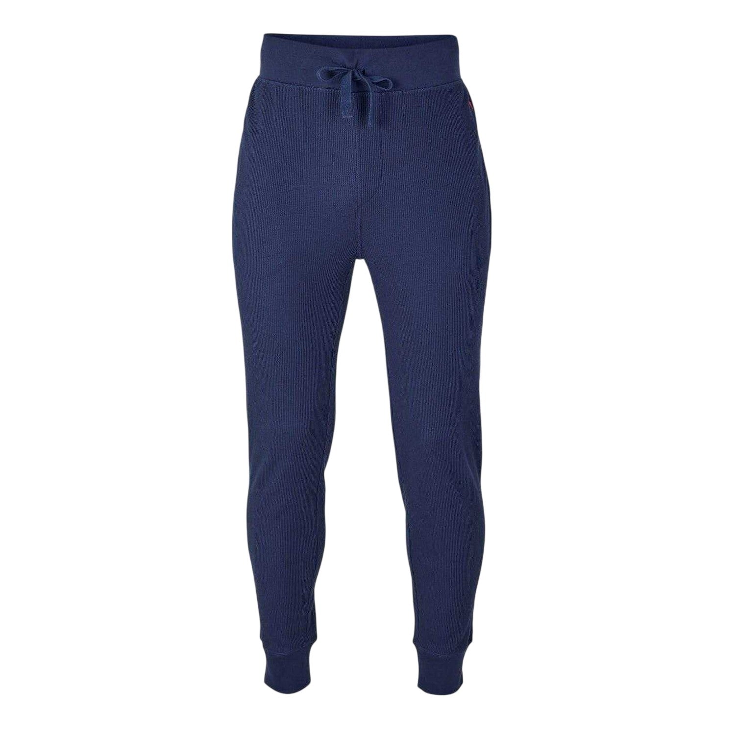 Navy - Front - Ralph Lauren Mens Waffle Joggers