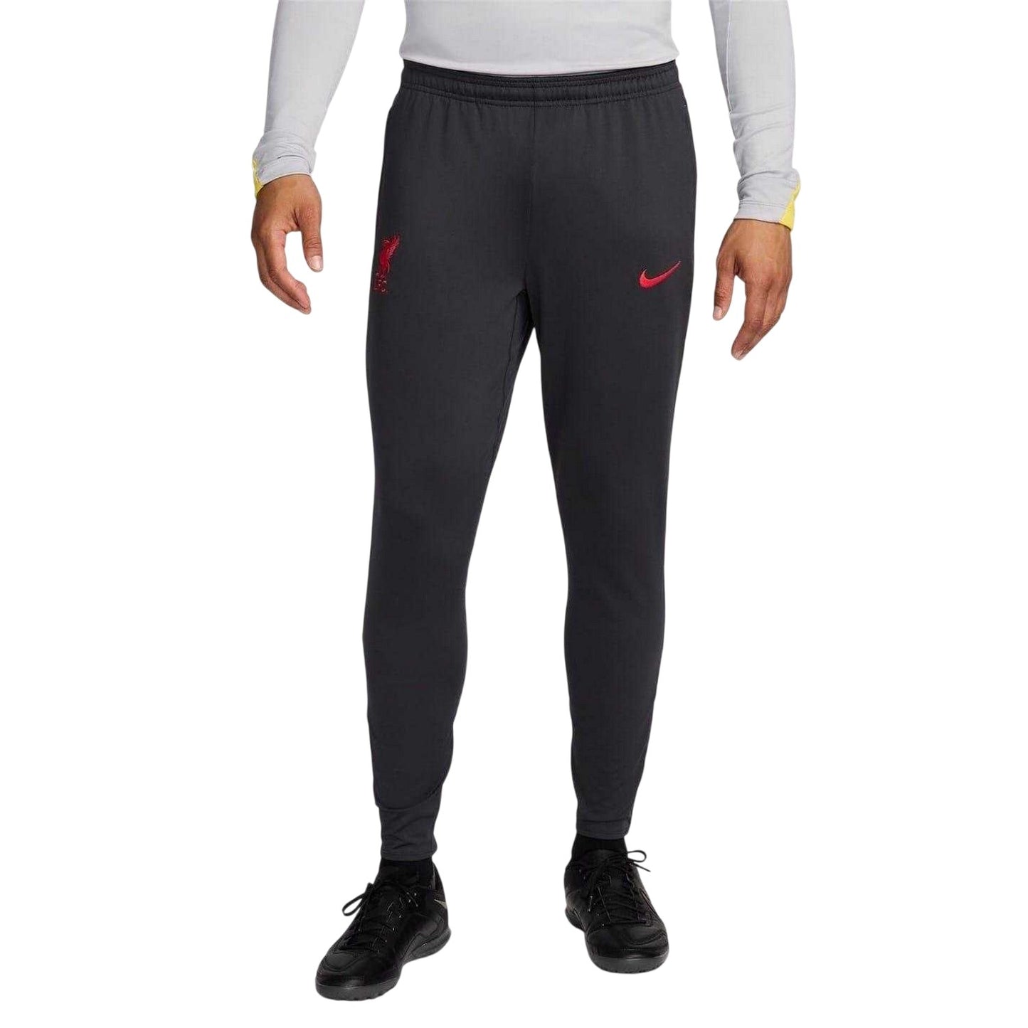 Grey - Front - Nike Mens Strike Liverpool FC Tracksuit Bottoms
