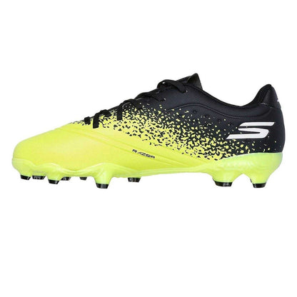 Yellow-Black - Side - Skechers Childrens-Kids Graphic Print Firm Ground Rugby Boots