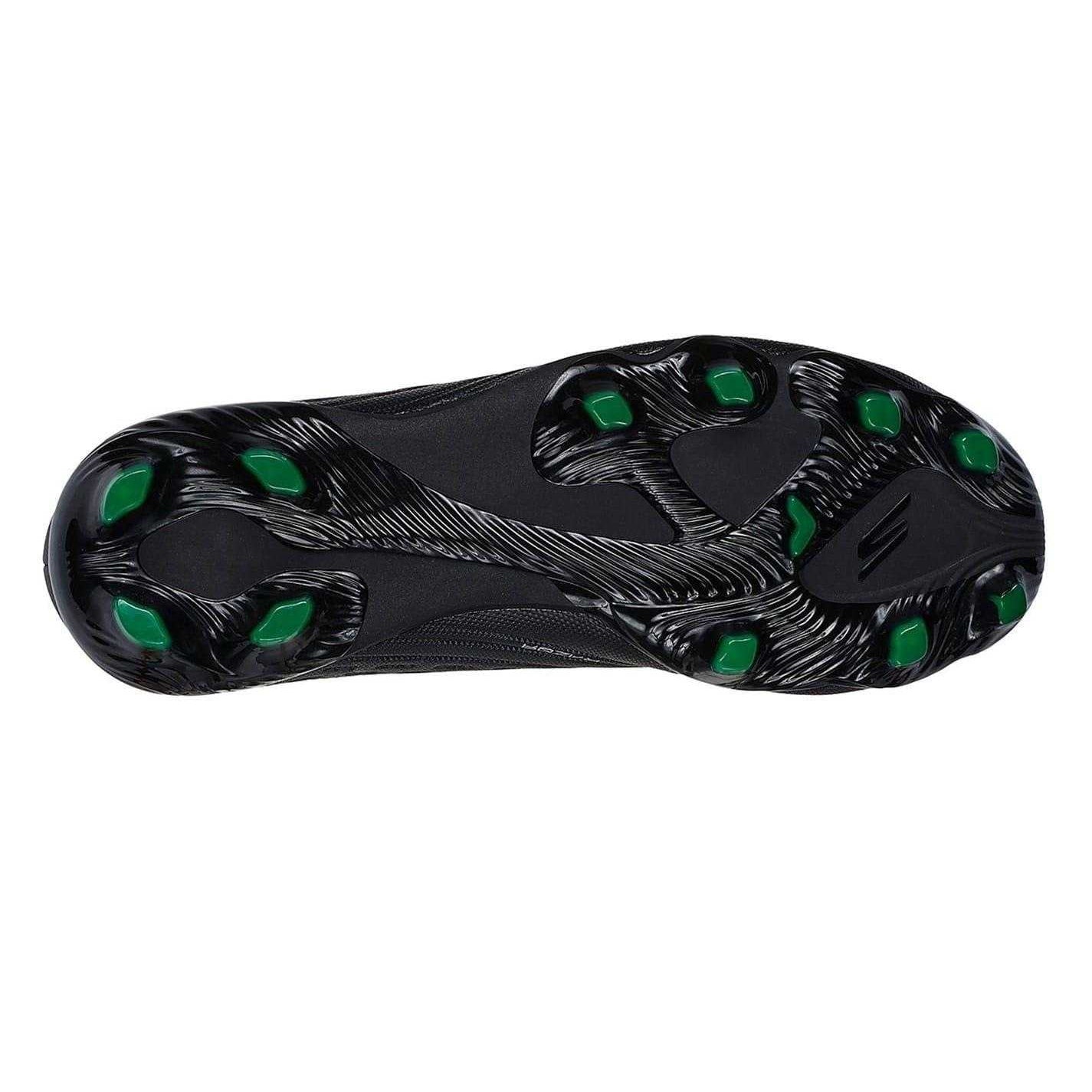 Black - Back - Skechers Childrens-Kids Graphic Print Firm Ground Rugby Boots