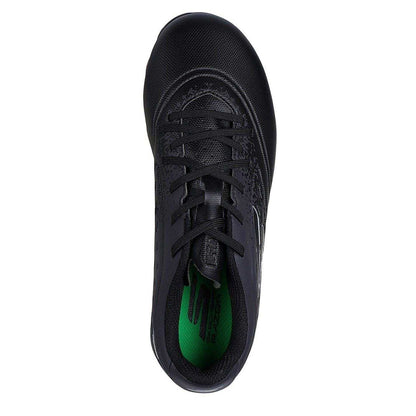 Black - Lifestyle - Skechers Childrens-Kids Graphic Print Firm Ground Rugby Boots