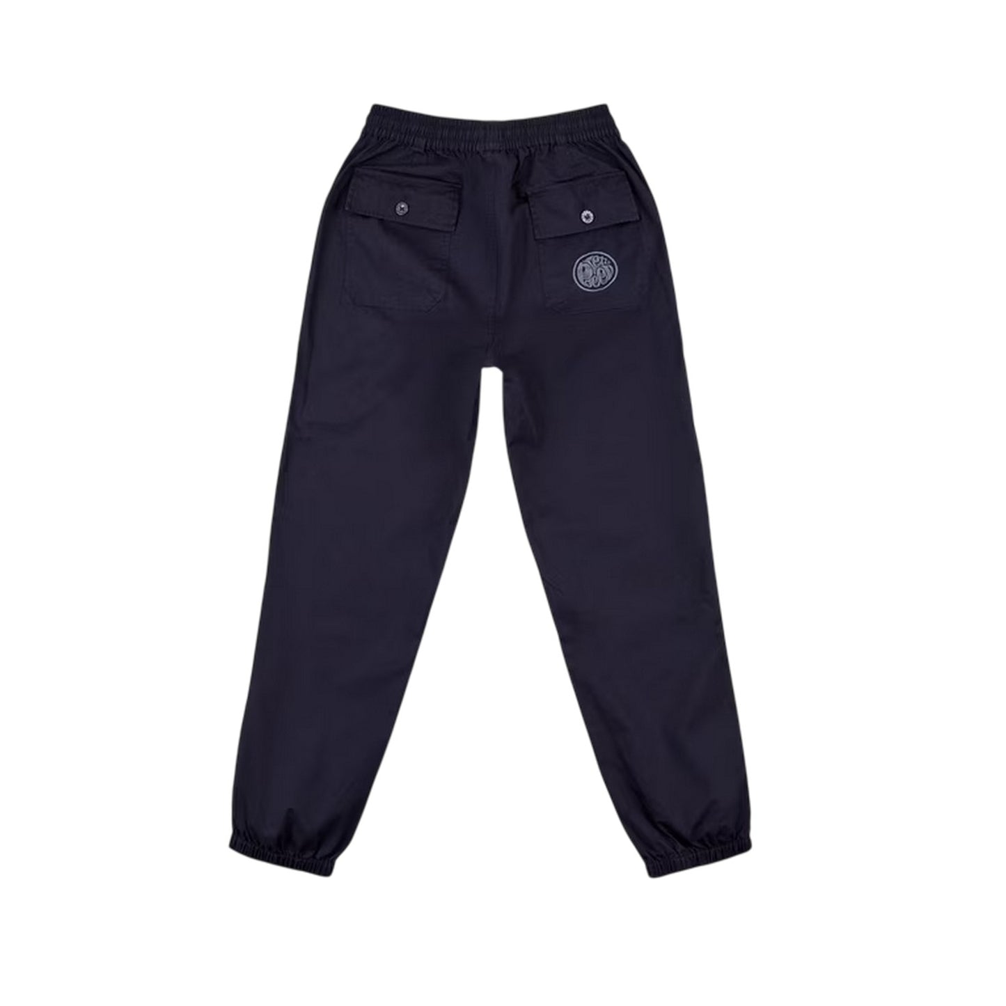 Navy - Back - Pretty Green Mens Woven Straight Leg Joggers