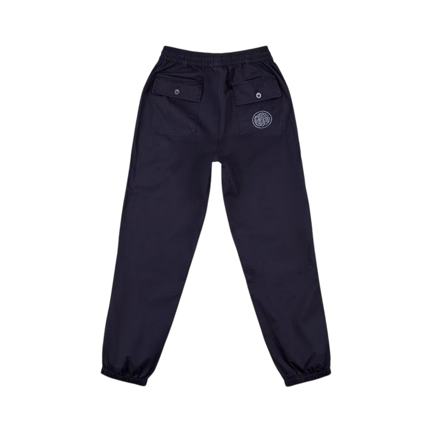Navy - Back - Pretty Green Mens Woven Straight Leg Joggers