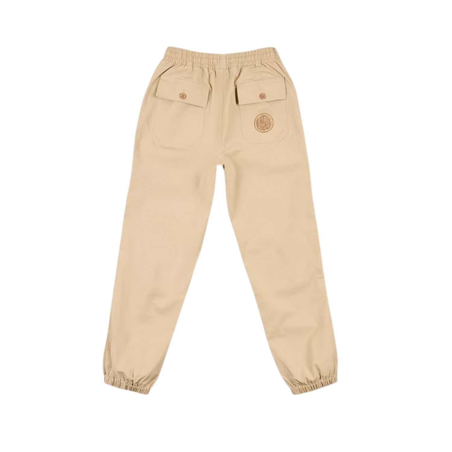 Sand - Back - Pretty Green Mens Woven Straight Leg Joggers