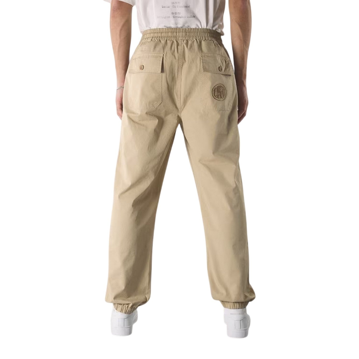 Sand - Lifestyle - Pretty Green Mens Woven Straight Leg Joggers