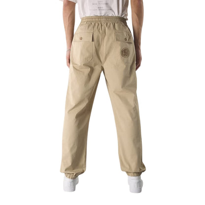 Sand - Lifestyle - Pretty Green Mens Woven Straight Leg Joggers