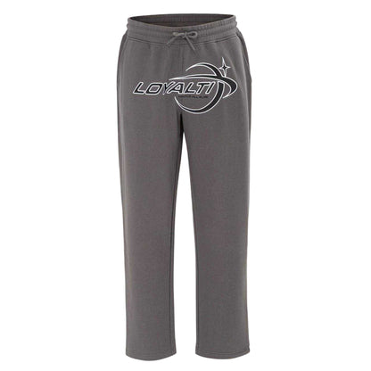 Carbon - Front - Loyalti Mens Cotton Galaxy Relaxed Fit Joggers