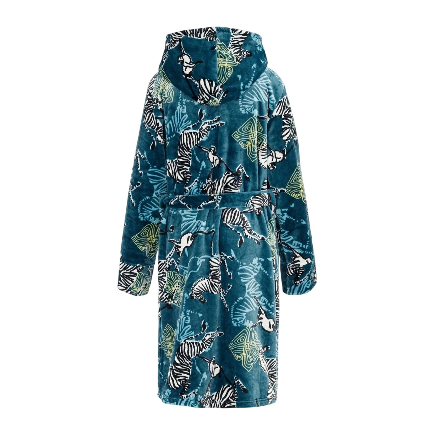 Multicoloured - Back - Biba Womens-Ladies Zebra Dressing Gown