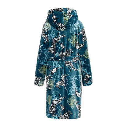Multicoloured - Back - Biba Womens-Ladies Zebra Dressing Gown