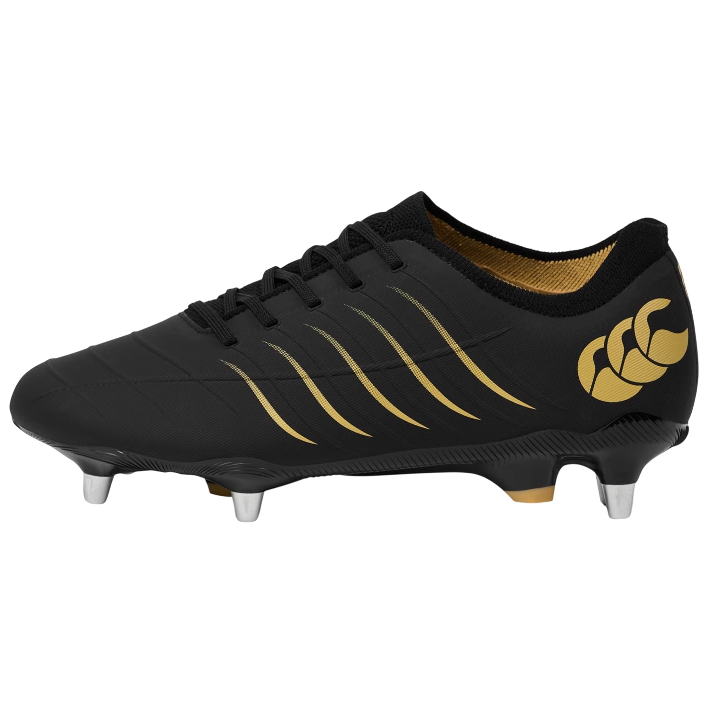Black - Side - Canterbury Mens Pro Soft Ground Rugby Boots