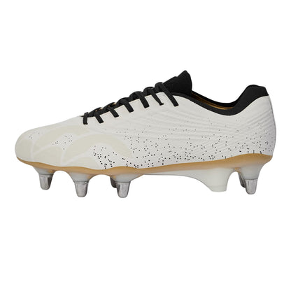 White - Side - Canterbury Mens Pro Soft Ground Rugby Boots