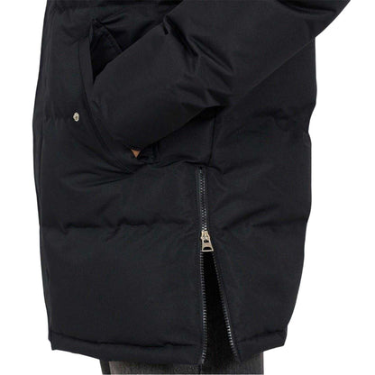 Black - Side - Brave Soul Mens Faux Fur Trim Parka