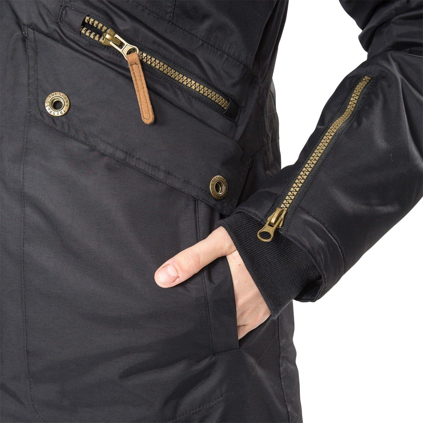 Black - Lifestyle - Trespass Womens-Ladies Eternally Waterproof Parka
