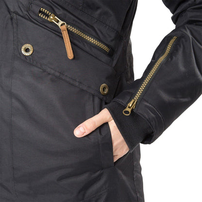 Black - Lifestyle - Trespass Womens-Ladies Eternally Waterproof Parka