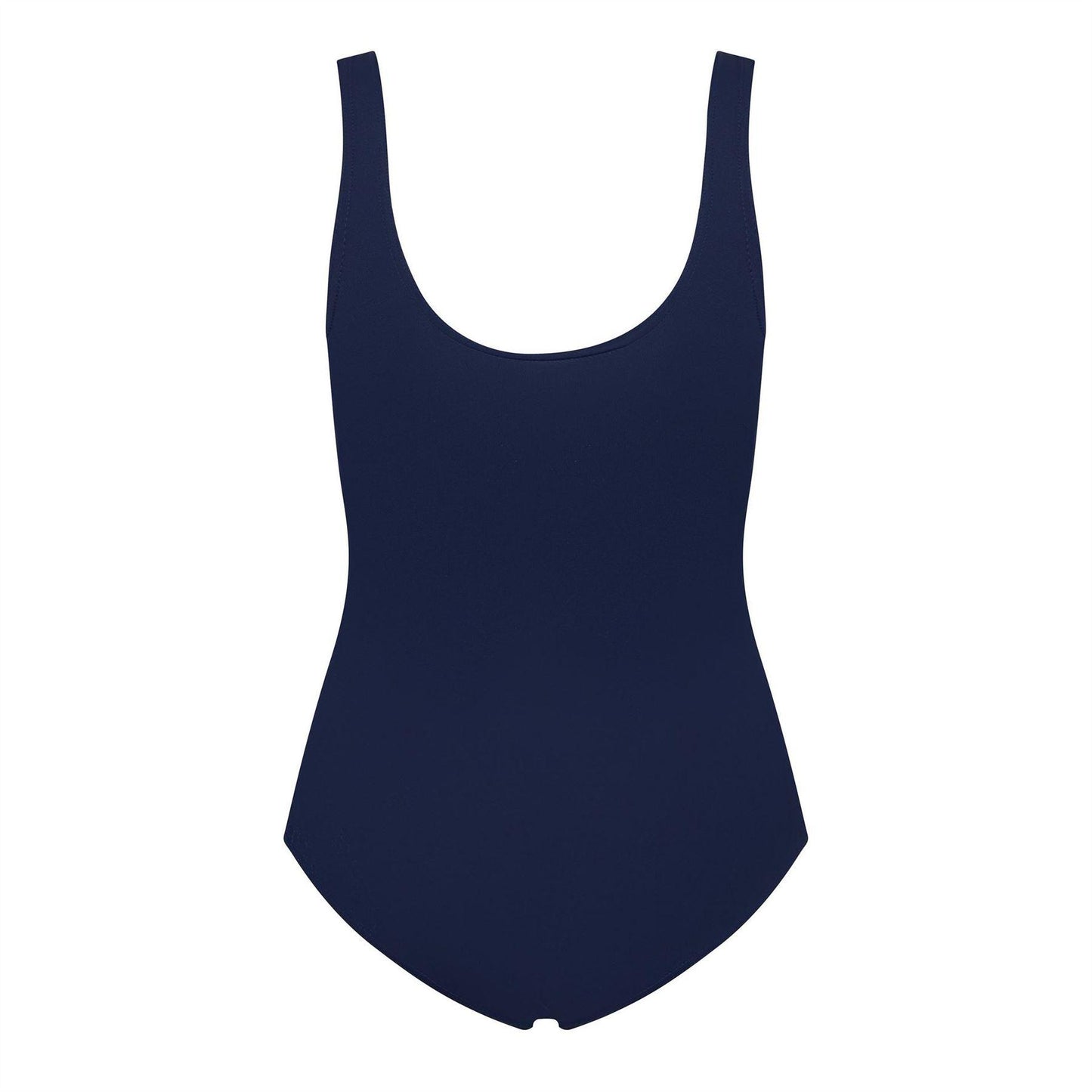 Blue - Back - Zoggs Womens-Ladies Rose Scoopback Swimming One Piece Swimsuit