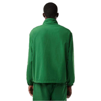 Green - Back - Lacoste Mens Zipped Jacket