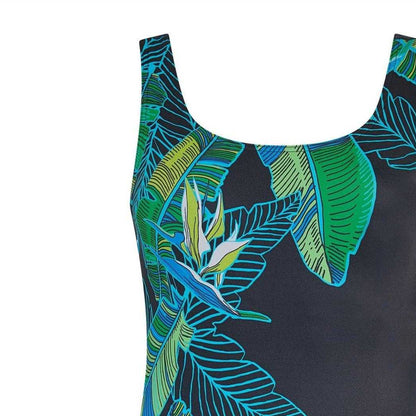 Multicoloured - Side - Zoggs Womens-Ladies Corsica Scoopback One Piece Swimsuit