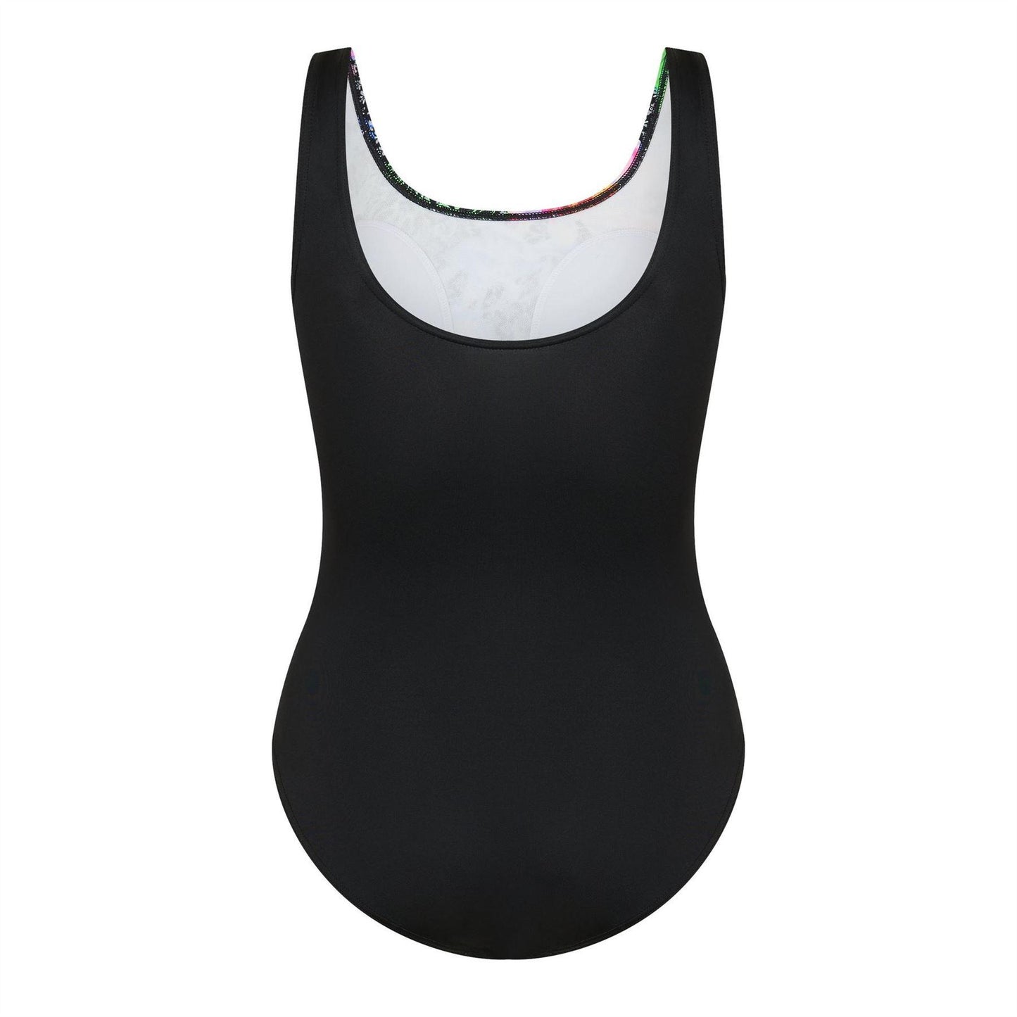 Multicoloured - Back - Zoggs Womens-Ladies Mystique Scoopback One Piece Swimsuit