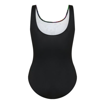 Multicoloured - Back - Zoggs Womens-Ladies Mystique Scoopback One Piece Swimsuit