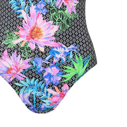 Multicoloured - Lifestyle - Zoggs Womens-Ladies Mystique Scoopback One Piece Swimsuit