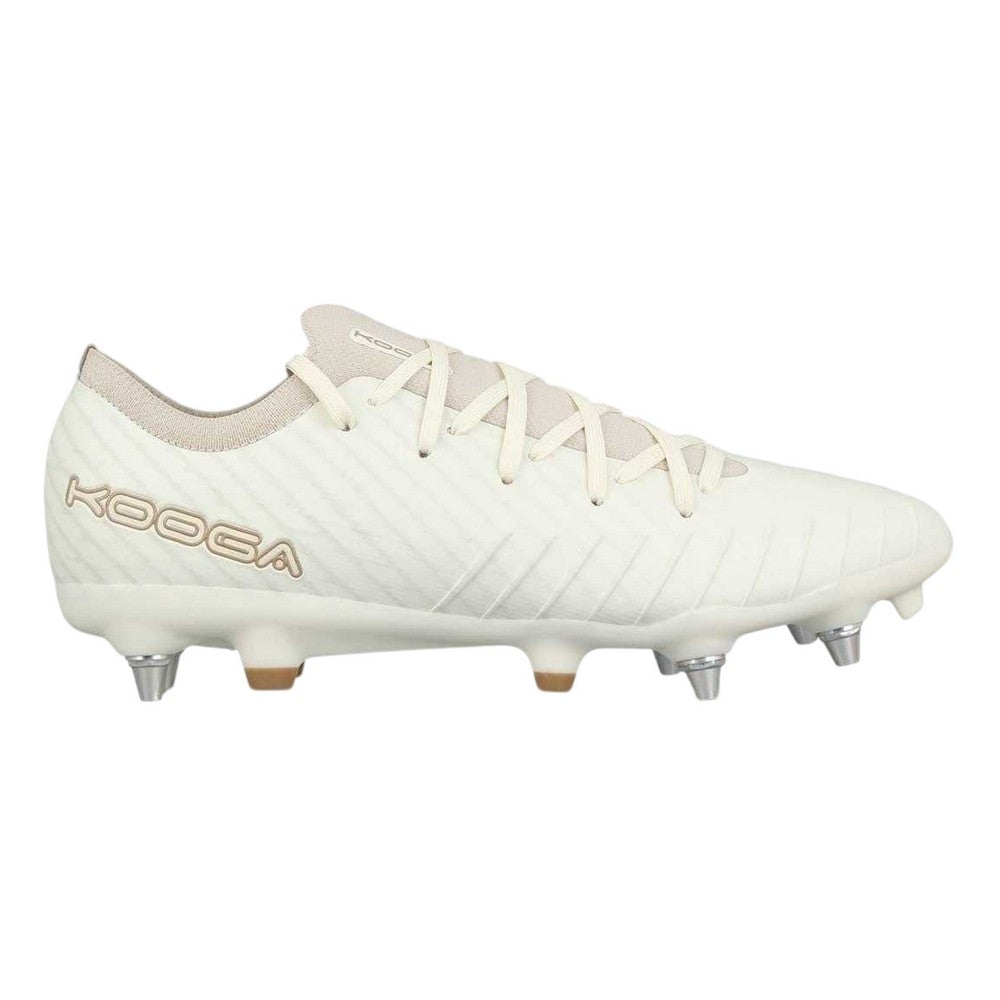 Off White - Front - KooGa Mens Rapid Soft Ground Rugby Boots