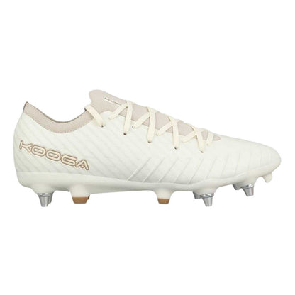 Off White - Front - KooGa Mens Rapid Soft Ground Rugby Boots