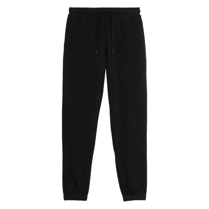 Jet Black - Front - Lyle & Scott Mens Fleece Logo Sweatpants