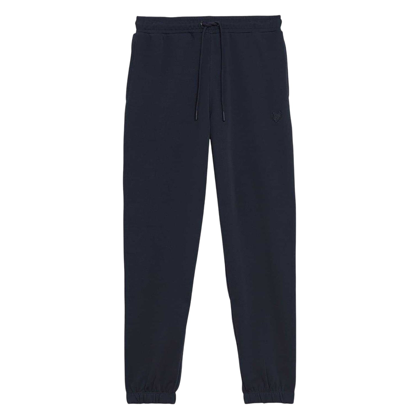 Dark Navy - Front - Lyle & Scott Mens Fleece Logo Sweatpants