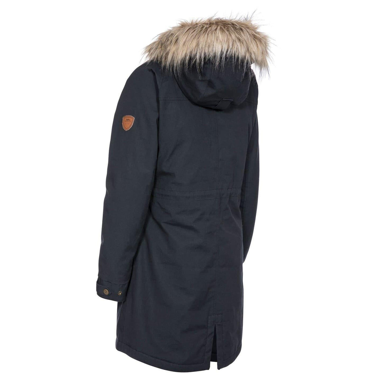 Dark Grey - Back - Trespass Womens-Ladies Faithful Waterproof Parka