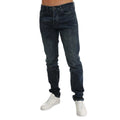 Blue - Side - Weekend Offender Mens Tapered Jeans