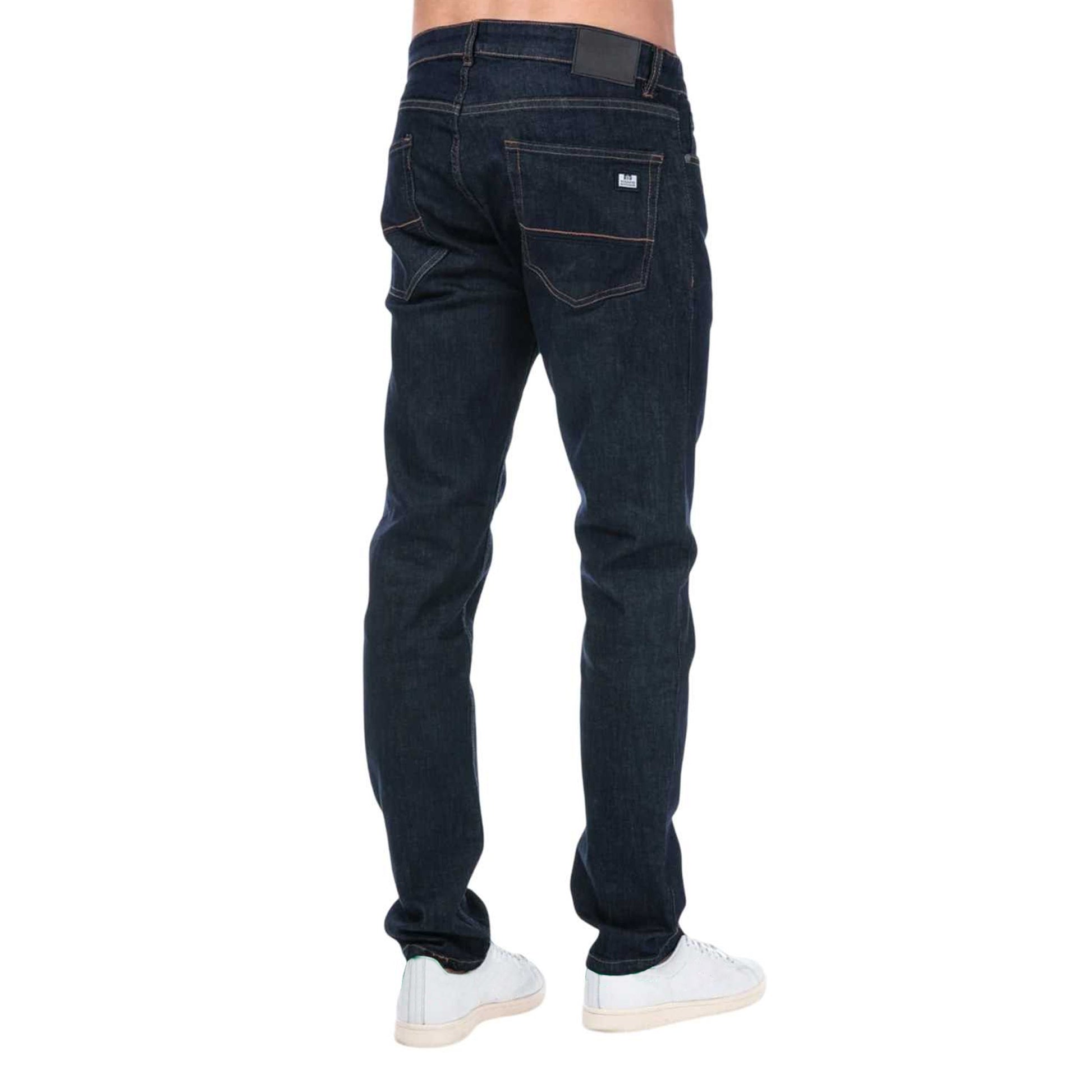 Denim - Back - Weekend Offender Mens Tapered Jeans