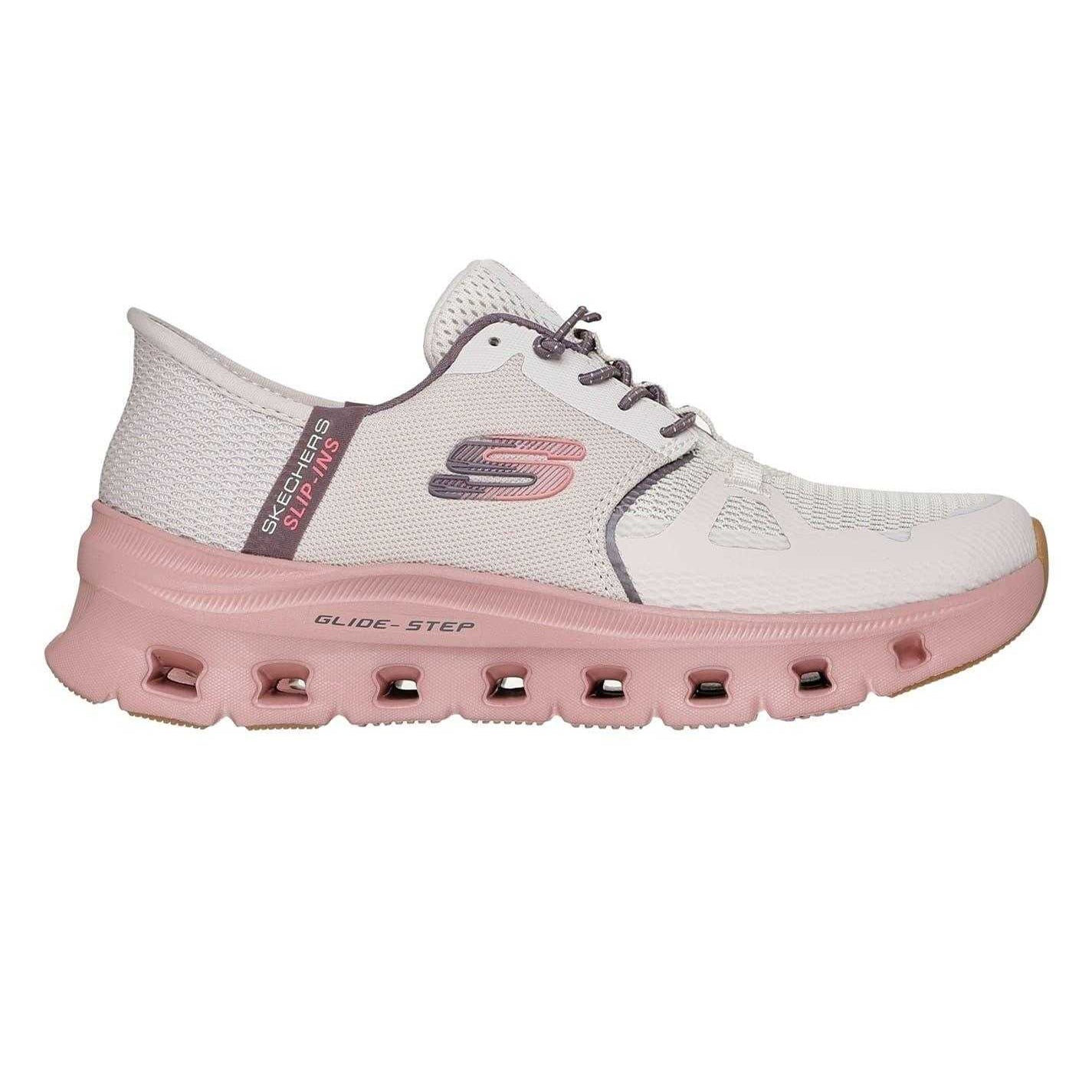Taupe - Front - Skechers Womens-Ladies Glide-Step Pro Walking Shoes