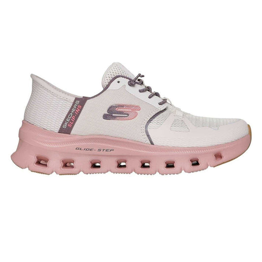 Taupe - Front - Skechers Womens-Ladies Glide-Step Pro Walking Shoes