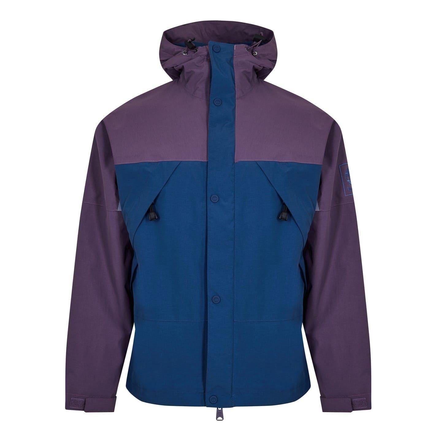 Vintage Purple-Denim - Front - Timberland Mens Winnick Waterproof Shell Jacket