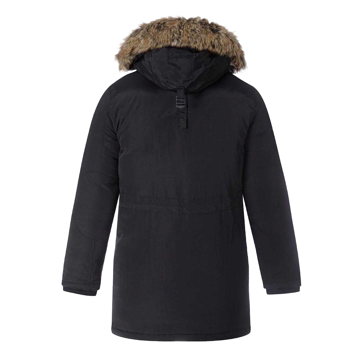 Black - Back - Minoti Mens Padded Parka