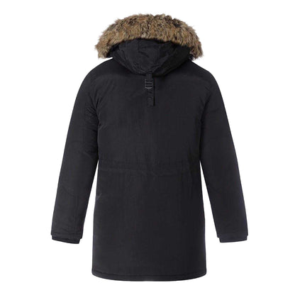 Black - Back - Minoti Mens Padded Parka